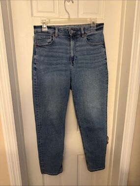 American Eagle Light Blue Stretch Denim Jeans - Size: 6 SHORT
